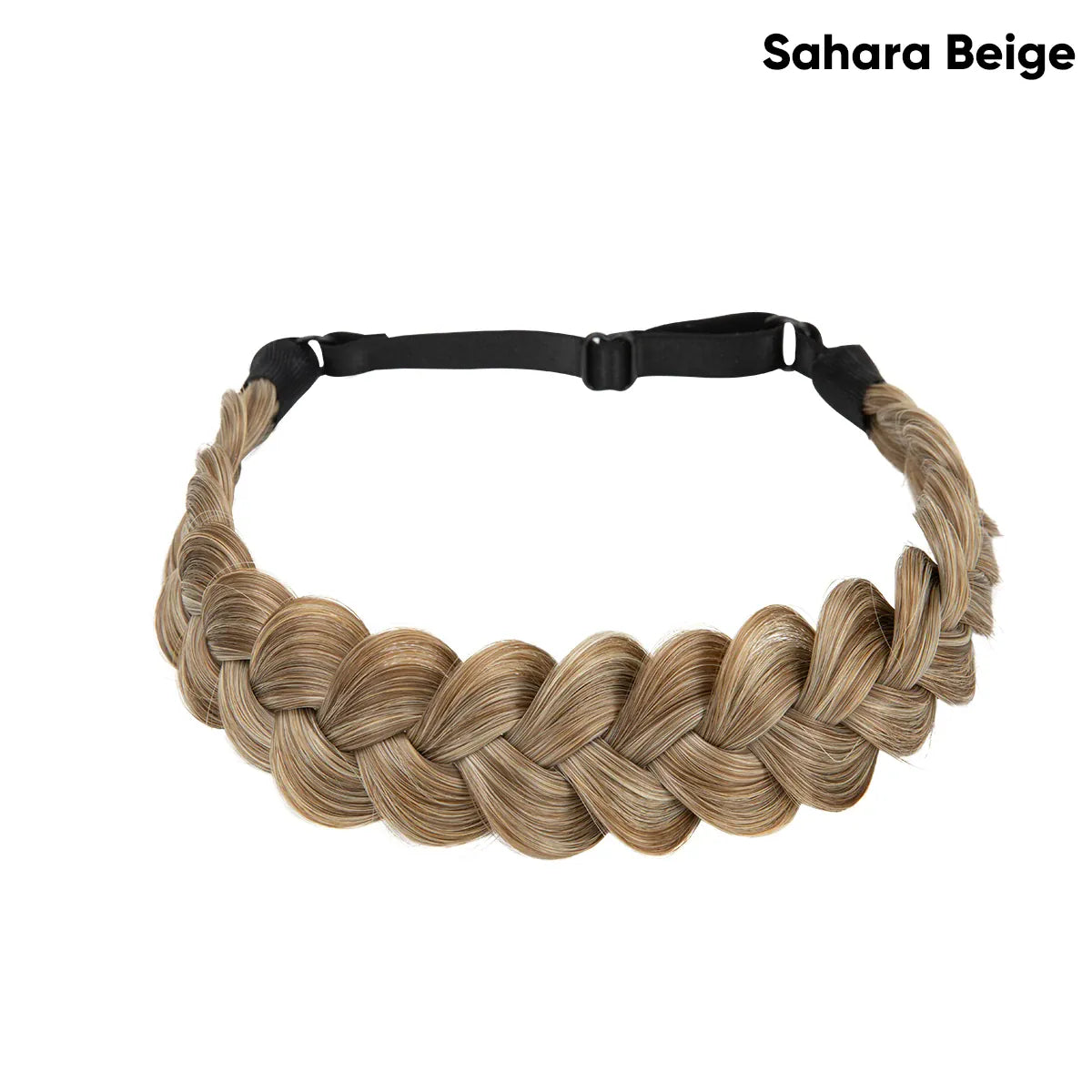 Sarah's synthetic French braided headband/hairband, a bohemian-style hair accessory for women, perfect for creating braided hair