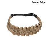 Sarah's synthetic French braided headband/hairband, a bohemian-style hair accessory for women, perfect for creating braided hair