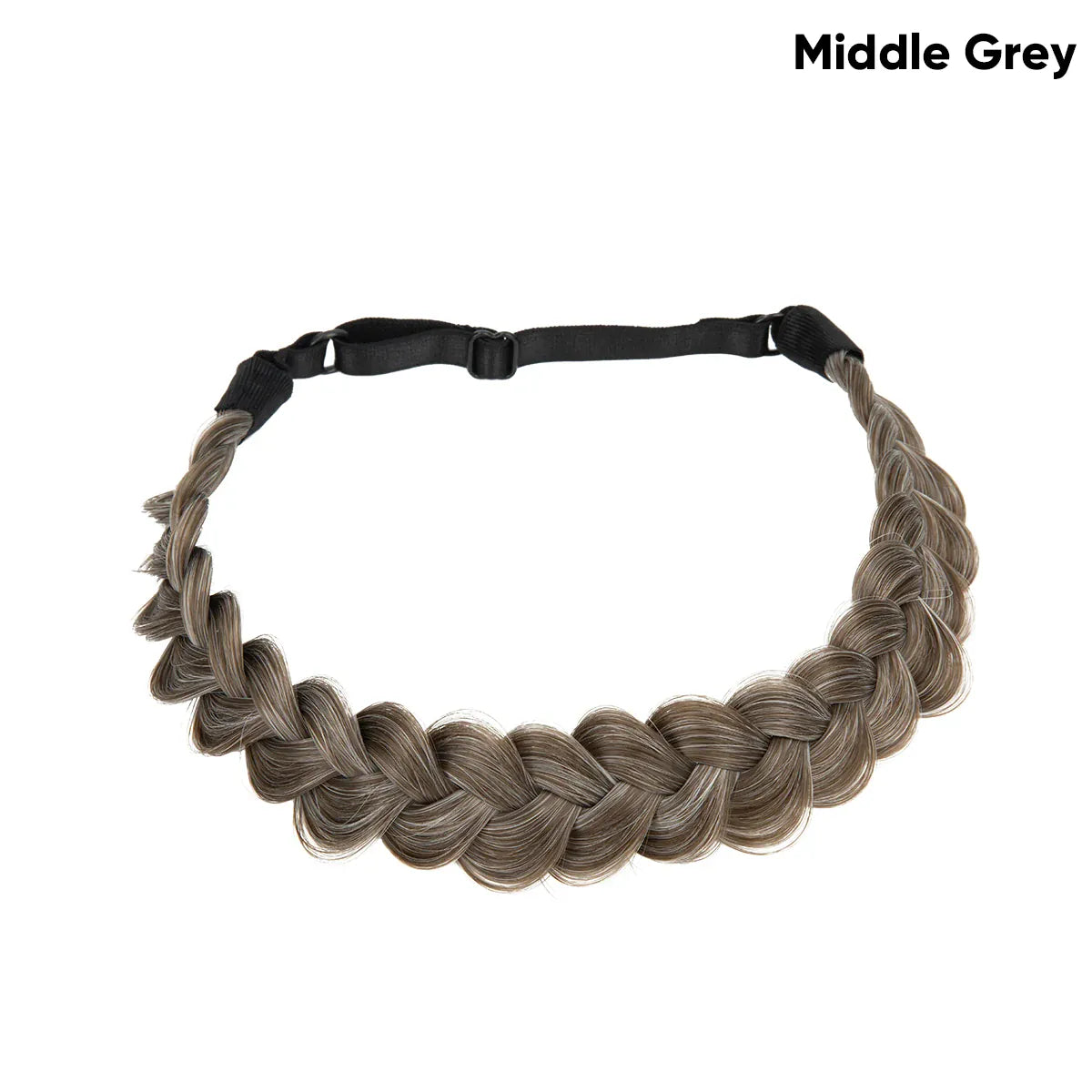 Sarah's synthetic French braided headband/hairband, a bohemian-style hair accessory for women, perfect for creating braided hair