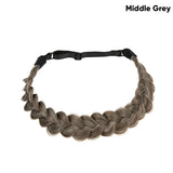 Sarah's synthetic French braided headband/hairband, a bohemian-style hair accessory for women, perfect for creating braided hair