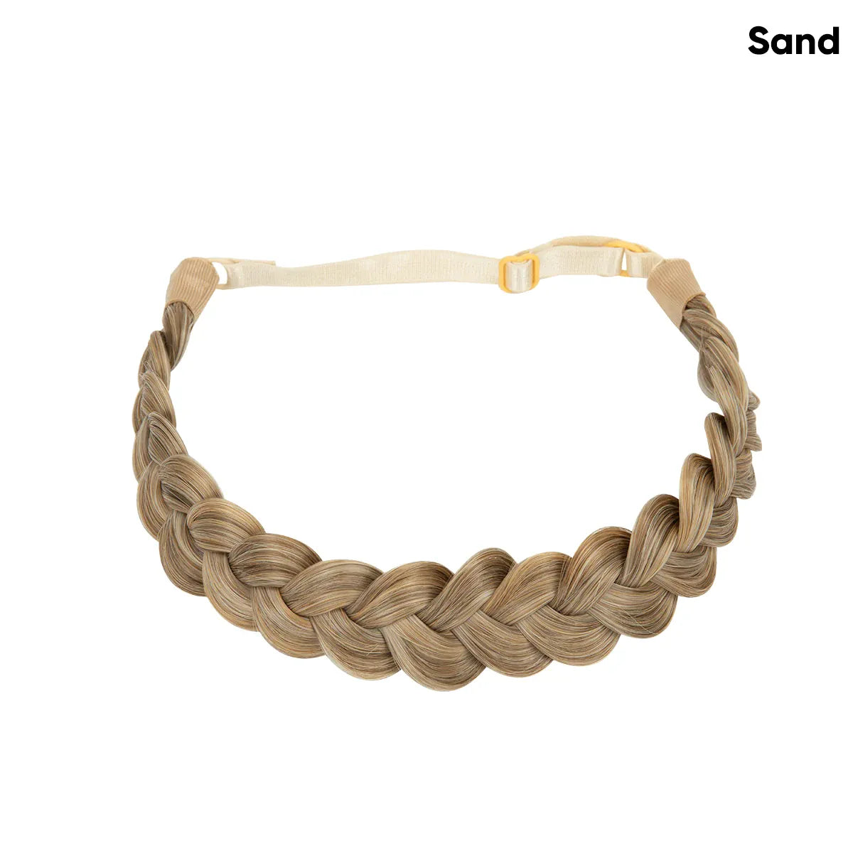 Sarah's synthetic French braided headband/hairband, a bohemian-style hair accessory for women, perfect for creating braided hair