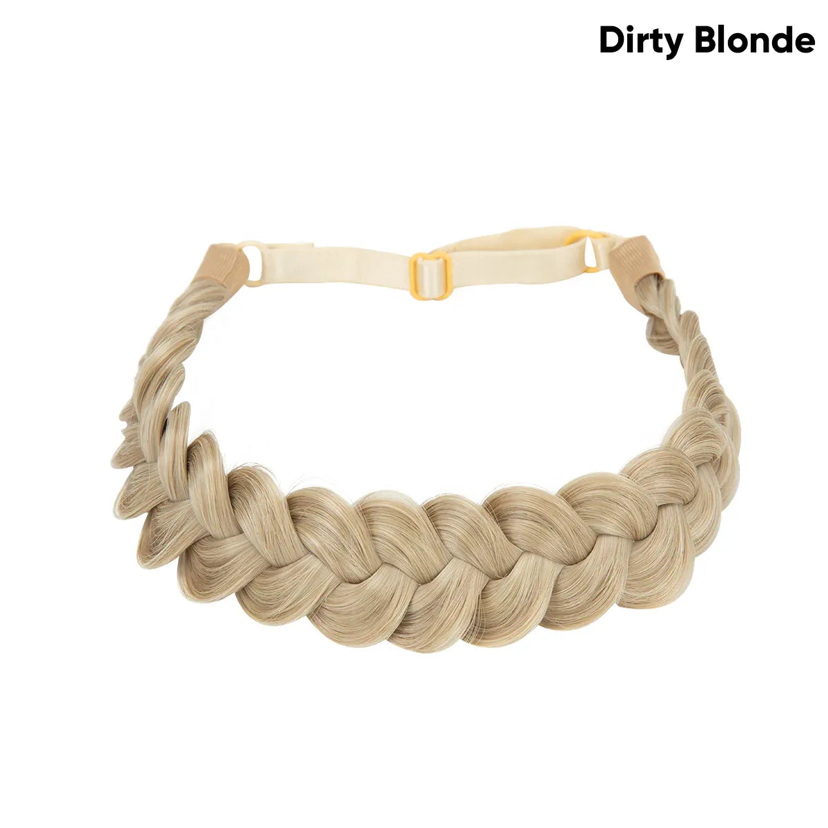 Sarah's synthetic French braided headband/hairband, a bohemian-style hair accessory for women, perfect for creating braided hair