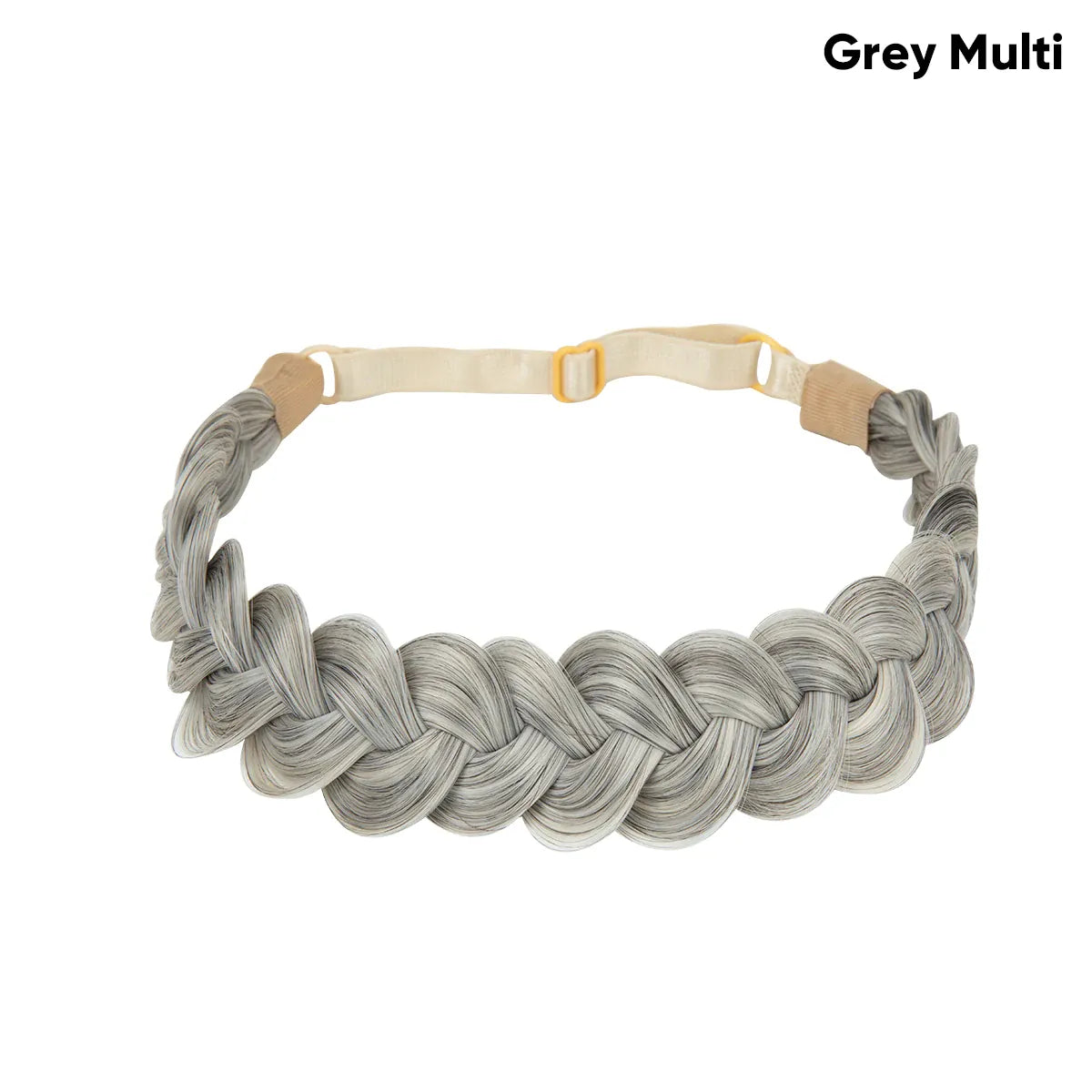 Sarah's synthetic French braided headband/hairband, a bohemian-style hair accessory for women, perfect for creating braided hair