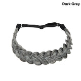 Sarah's synthetic French braided headband/hairband, a bohemian-style hair accessory for women, perfect for creating braided hair