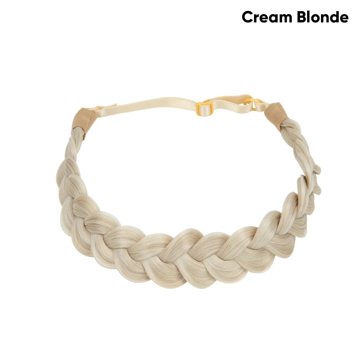 Sarah's synthetic French braided headband/hairband, a bohemian-style hair accessory for women, perfect for creating braided hair