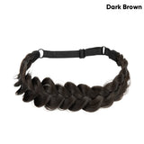 Sarah's synthetic French braided headband/hairband, a bohemian-style hair accessory for women, perfect for creating braided hair