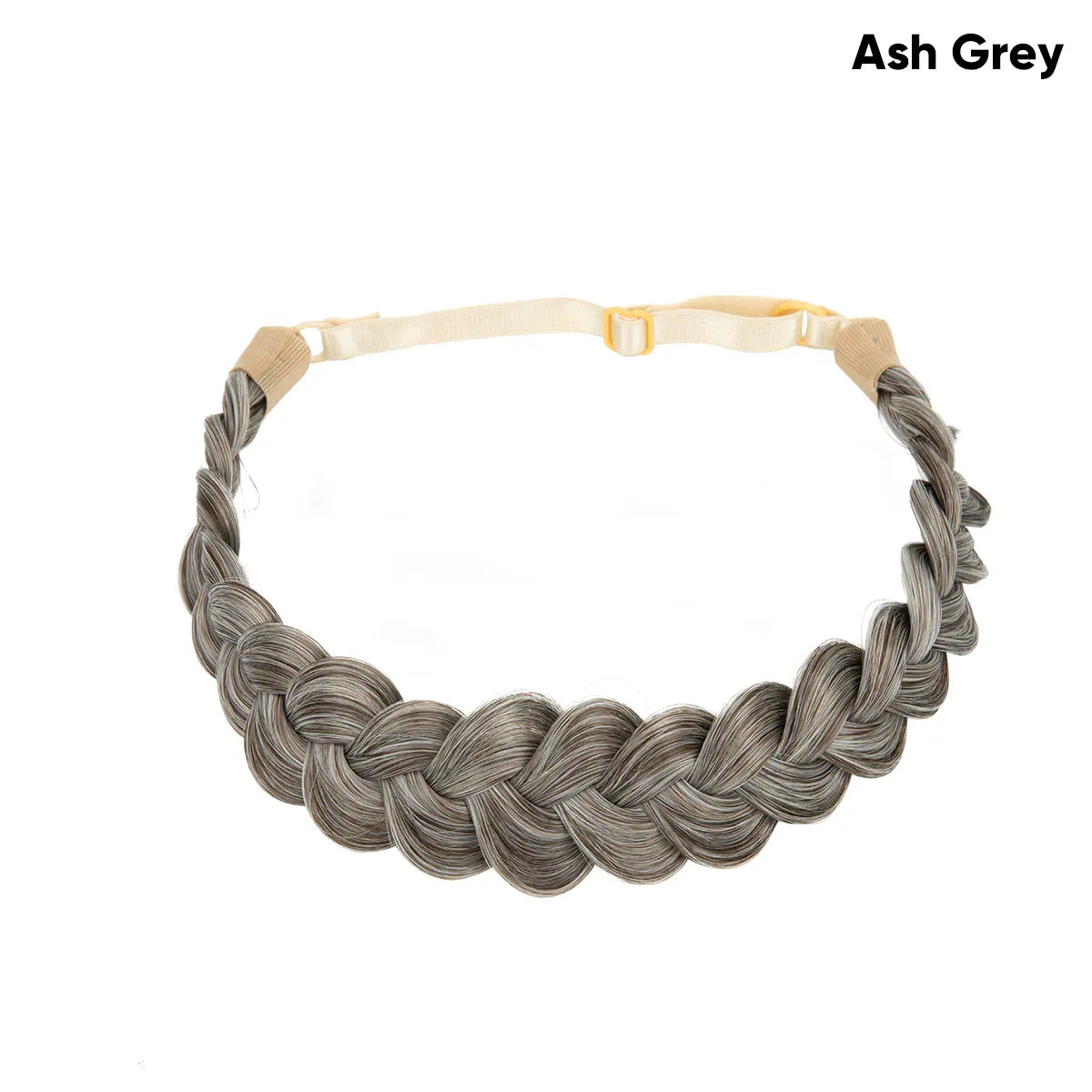 Sarah's synthetic French braided headband/hairband, a bohemian-style hair accessory for women, perfect for creating braided hair
