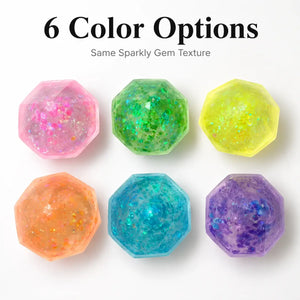 Schylling NeeDoh Diamond Gemstone Squishy Fidget Toy, Slow Rising Sensory Stress Relief Squeeze