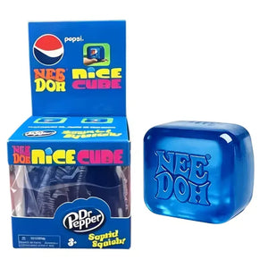 Schylling NeeDoh Dr. Pepper Nice Cube Squishy Fidget Toy, Sensory Stress Relief Squeeze