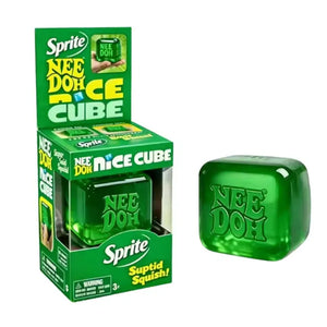 Schylling NeeDoh Dr. Pepper Nice Cube Squishy Fidget Toy, Sensory Stress Relief Squeeze