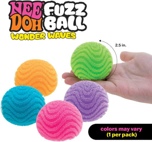 Schylling NeeDoh Fuzz Ball Blind Box, Soft Squishy Sensory Fidget Toy, Stress Relief Desk Toy