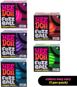 Schylling NeeDoh Fuzz Ball Blind Box, Soft Squishy Sensory Fidget Toy, Stress Relief Desk Toy