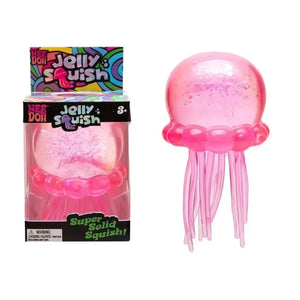 Schylling NeeDoh Jellyfish Squishy Fidget Toy, Soft Sensory Stress Relief Squeeze for Kids and Adults