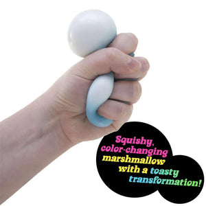 Schylling NeeDoh Mello Mallo Color Changing Marshmallow Squishy Fidget Toy, Soft Sensory Stress Relief