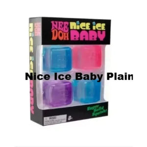 Schylling NeeDoh Nice Cube Nice-Sicle Squishy Fidget Toy, Sensory Stress Relief Squeeze Cube for Kids and Adults