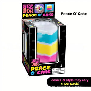 Schylling NeeDoh Nice Cube Nice-Sicle Squishy Fidget Toy, Sensory Stress Relief Squeeze Cube for Kids and Adults