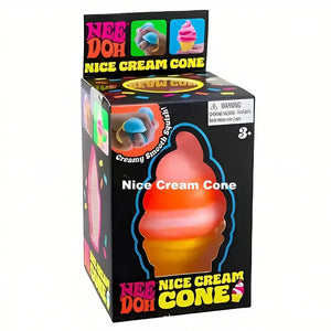 Schylling NeeDoh Nice Cube Nice-Sicle Squishy Fidget Toy, Sensory Stress Relief Squeeze Cube for Kids and Adults