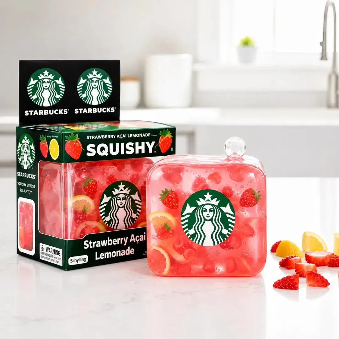 Schylling NeeDoh Frappuccino Drink Squishy Fidget Toy, Soft Sensory Stress Relief Squeeze