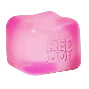 Schylling NeeDoh Nice Cube Stress Relief Toy, Soft Sensory Fidget Block for Kids and Adults
