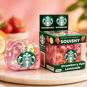 Schylling NeeDoh Sprite Cube & Drop Squishy Fidget Toy, Colorful Stretchable Sensory Stress Relief Squeeze