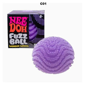 Schylling NeeDoh Squishy Fidget Toy, Slow Rebound Sensory Toy, Popsicle Jellyfish Ice Cube or Fuzz Ball for Kids and Adults