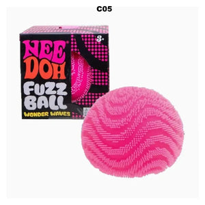 Schylling NeeDoh Squishy Fidget Toy, Slow Rebound Sensory Toy, Popsicle Jellyfish Ice Cube or Fuzz Ball for Kids and Adults