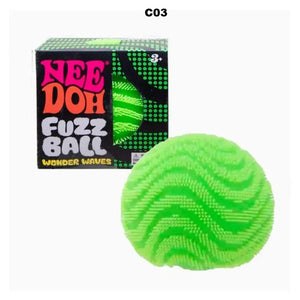 Schylling NeeDoh Squishy Fidget Toy, Slow Rebound Sensory Toy, Popsicle Jellyfish Ice Cube or Fuzz Ball for Kids and Adults