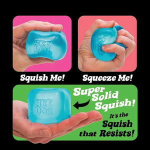 Schylling NeeDoh Squishy Fidget Toy, Slow Rebound Sensory Toy, Popsicle Jellyfish Ice Cube or Fuzz Ball for Kids and Adults