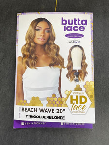 Sensationnel Butta HD Lace Front Wig - Beach Wave 20"