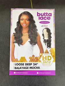 Sensationnel Butta HD Lace Front Wig - Loose Deep 24"