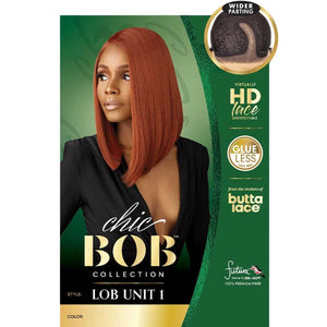 Sensationnel Chic Bob Synthetic Lace Wig - Lob Unit 1