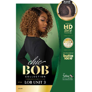 Sensationnel Chic Bob Synthetic Lace Wig - Lob Unit 3