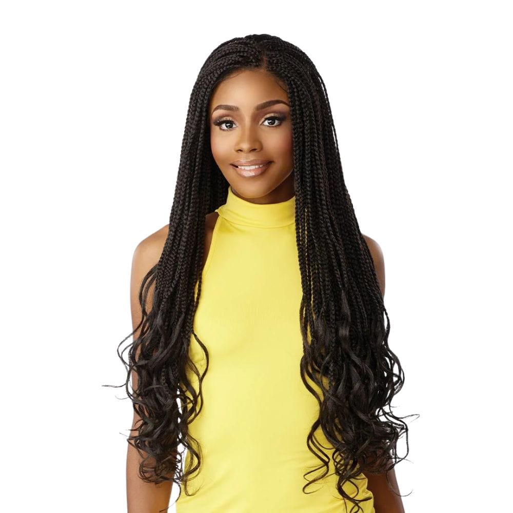 Sensationnel Cloud 9 Swiss Lace Braided Wig - Box French Curl 30"