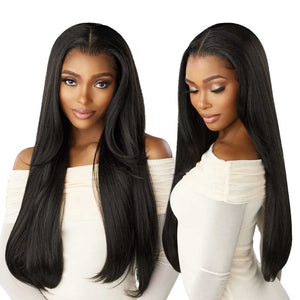 Sensationnel Crowned Edge Synthetic HD Lace Front Wig - Straight 28"