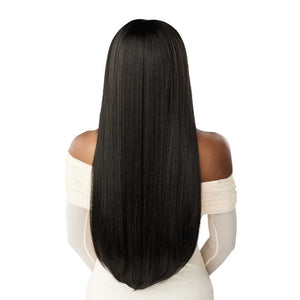 Sensationnel Crowned Edge Synthetic HD Lace Front Wig - Straight 28"