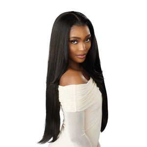 Sensationnel Crowned Edge Synthetic HD Lace Front Wig - Straight 28"