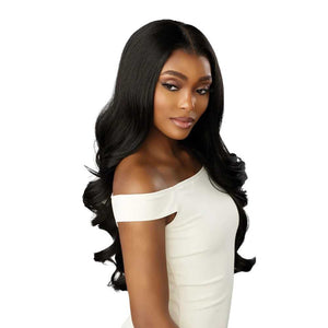Sensationnel Crowned Edge Synthetic HD Lace Front Wig - Wavy 26"