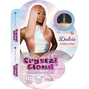 Sensationnel Crystal Cloud Glueless HD Lace Front Wig - Dulcia