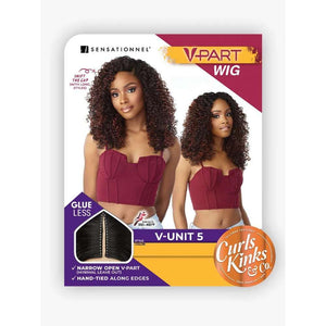 Sensationnel Curls Kinks & Co V-Part Wig - V-Unit 5