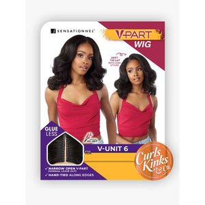 Sensationnel Curls Kinks & Co V-Part Wig - V-Unit 6