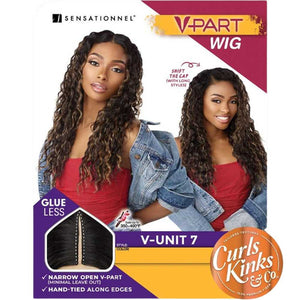 Sensationnel Curls Kinks & Co V-Part Wig - V-Unit 7