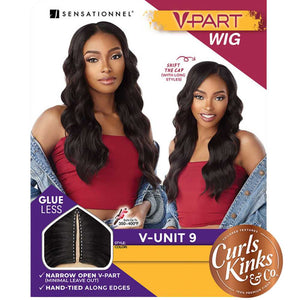 Sensationnel Curls Kinks & Co V-Part Wig - V-Unit 9