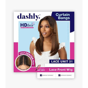 Sensationnel Dashly Curtain Bangs HD Lace Front Wig - Lace Unit 31