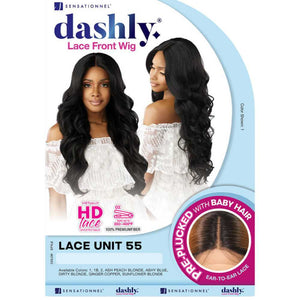 Sensationnel Dashly Synthetic HD Lace Front Wig - Lace Unit 55