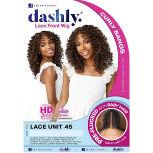 Sensationnel Dashly Synthetic Lace Front Wig - Lace Unit 45