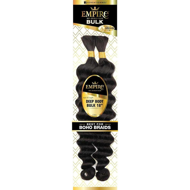 Sensationnel Empire 100% Human Hair For Braiding - Deep Body Bulk