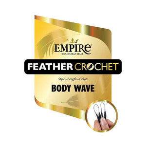Sensationnel Empire Human Hair Feather Crochet - Body Wave