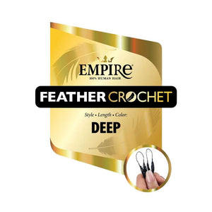 Sensationnel Empire Human Hair Feather Crochet - Deep