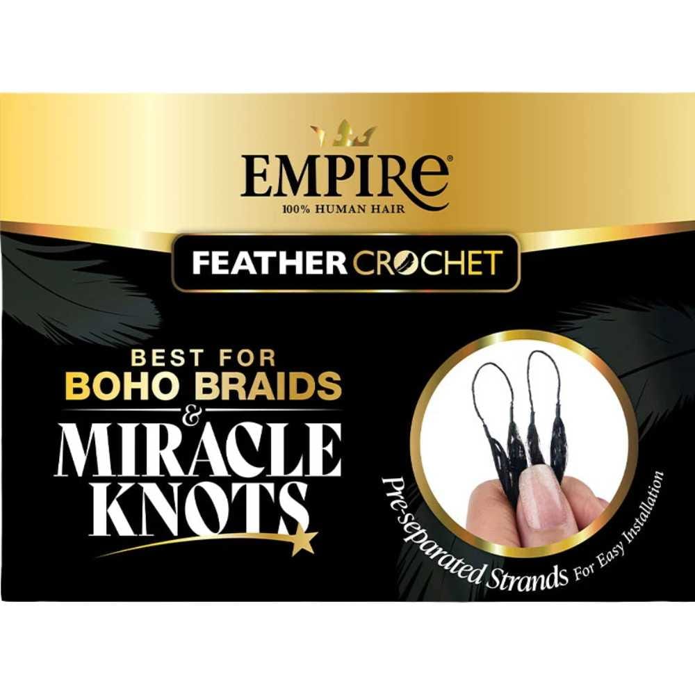 Sensationnel Empire Human Hair Feather Crochet - Jerry Curl