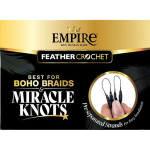 Sensationnel Empire Human Hair Feather Crochet - Jerry Curl